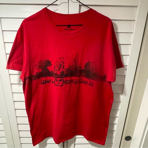 Disney Parks Walt Disney World Red T-Shirt Men’s Large Graphic Tee - Picture 6 of 8